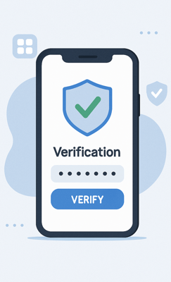 Image of app verification concept