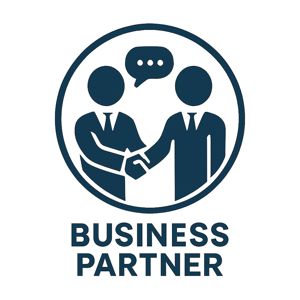 business partner concept icon
