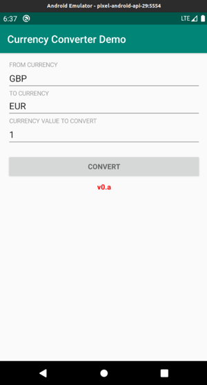 Screenshot from the mobile app (code obfuscated) screen when the API server fails to validate an Approov token.