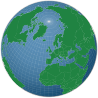 World (white borders) - transparent background-1
