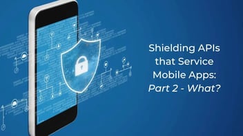 Shielding APIs that Service Mobile Apps: Part 2 - What?