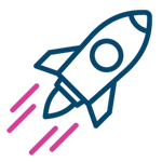 Rocket Speed Icon Rocket Speed Icon