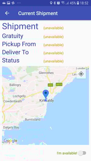 shipfast-current-shipment-screen
