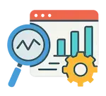 3dmodel a color icon of Scraped search and availability patterns concept SVG file please for dark background use-Jan-14-2026-03-41-44-8404-AM-1