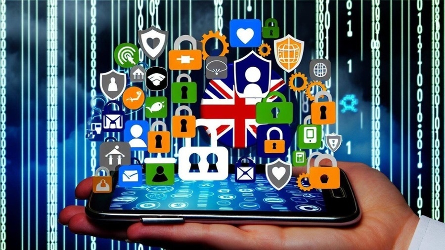 Concept of UK DMCC legislation impacting mobile app security in the digital market