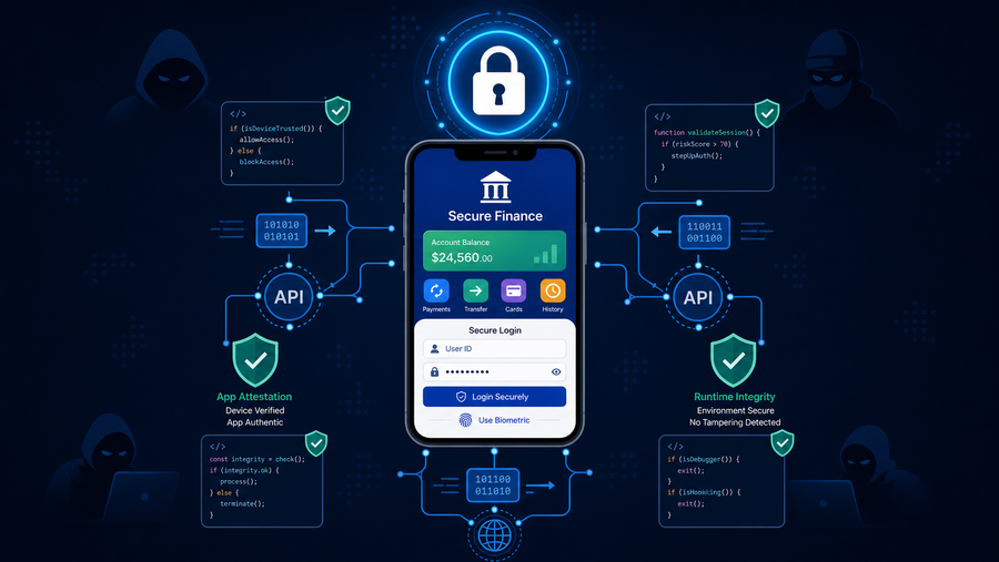Secure-Digital-Landscape-with-Smartphone-and-Lock-Icon