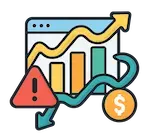 Distorts availability and conversion metrics concept
