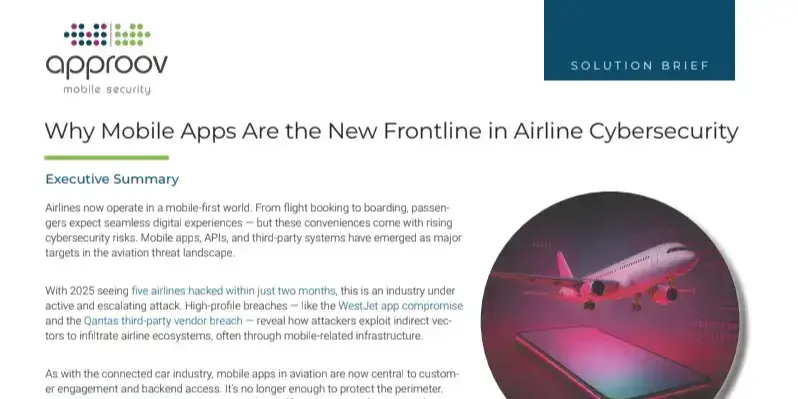 Why Mobile Apps are the New Frontline in Airline Cybersecurity