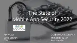 The State of Mobile App Security 2022