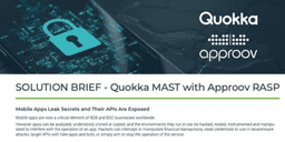 SOLUTION BRIEF - Quokka MAST with Approov RASP